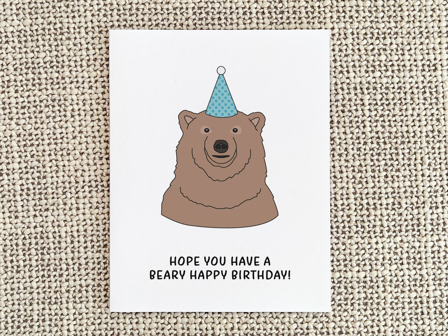 Bear Birthday Card