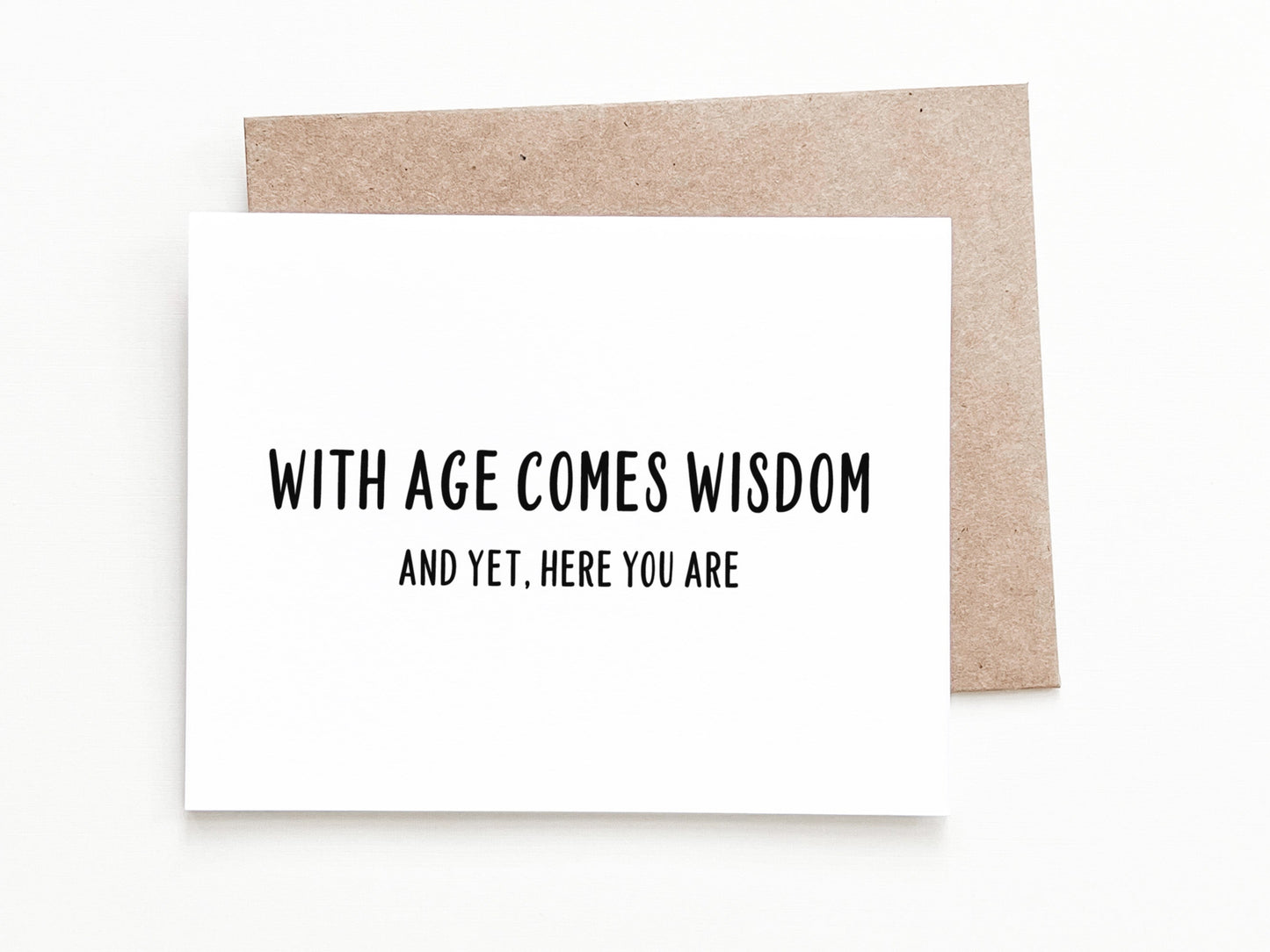 Funny Birthday Card, Birthday Gift for Him or Her