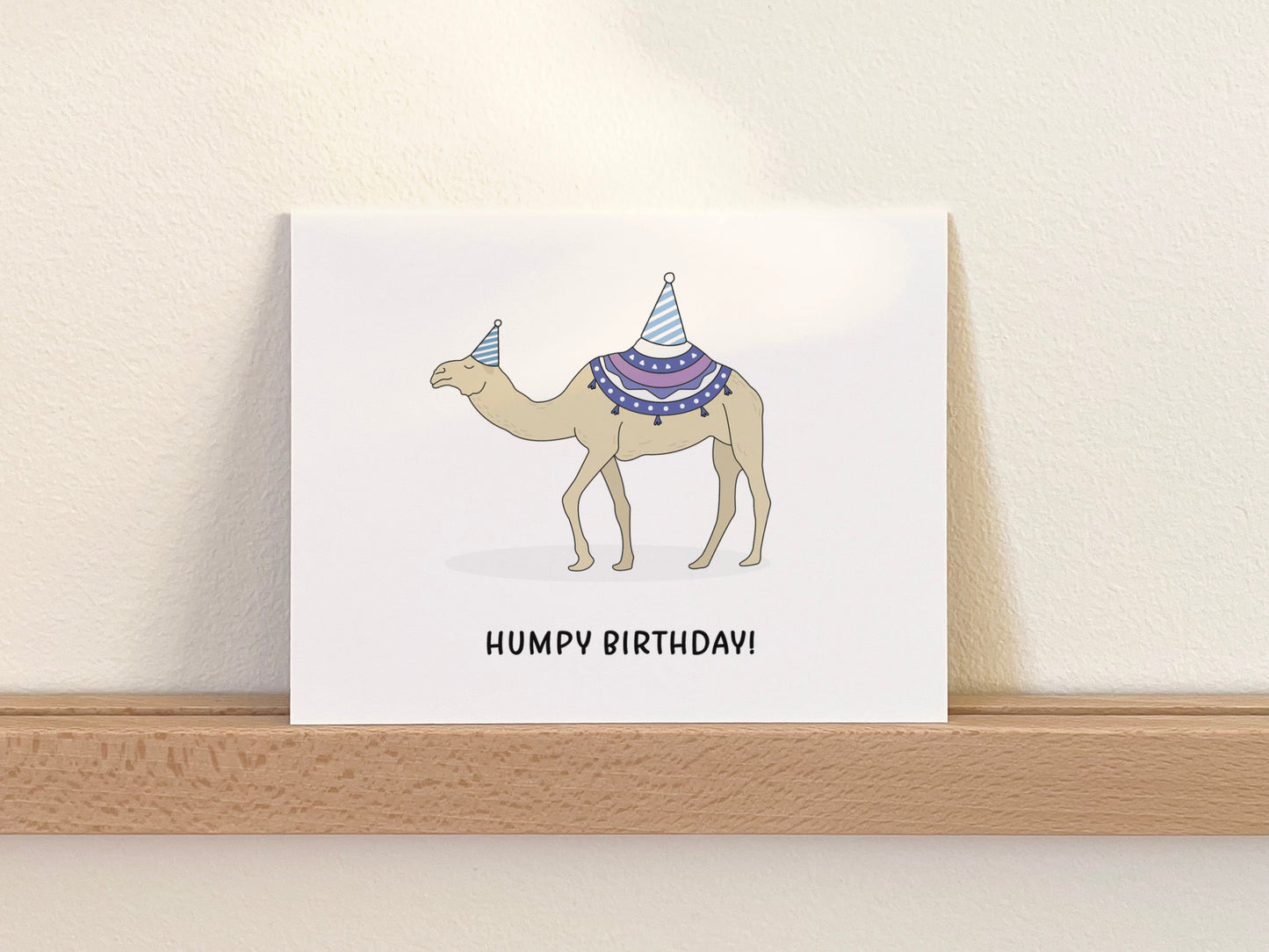 Camel Birthday Card