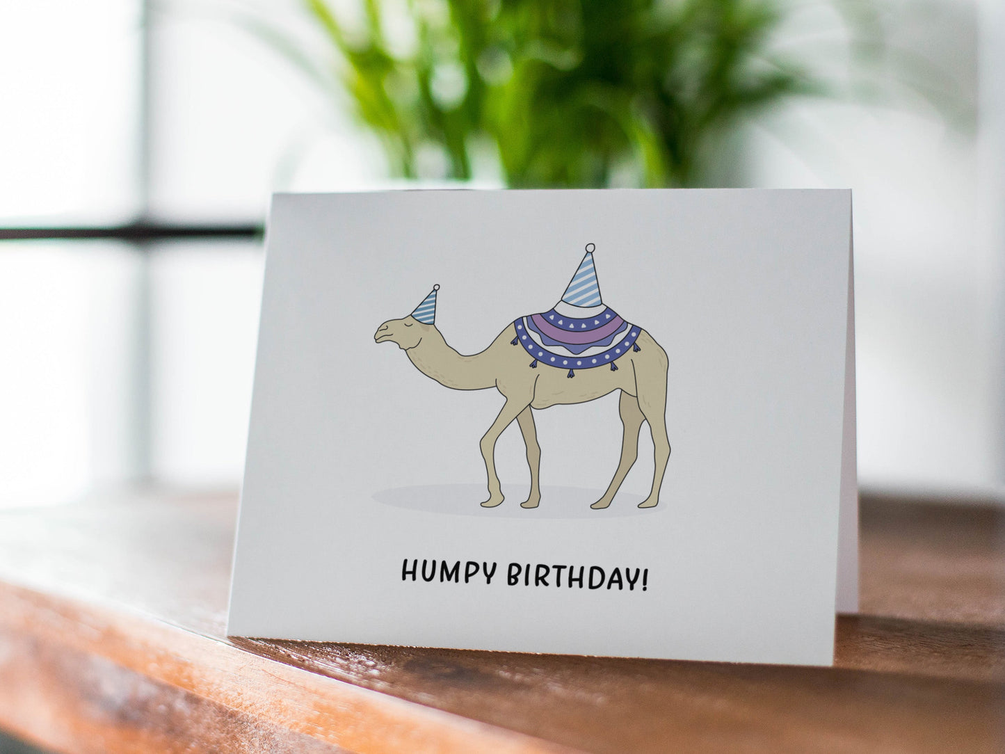Camel Birthday Card