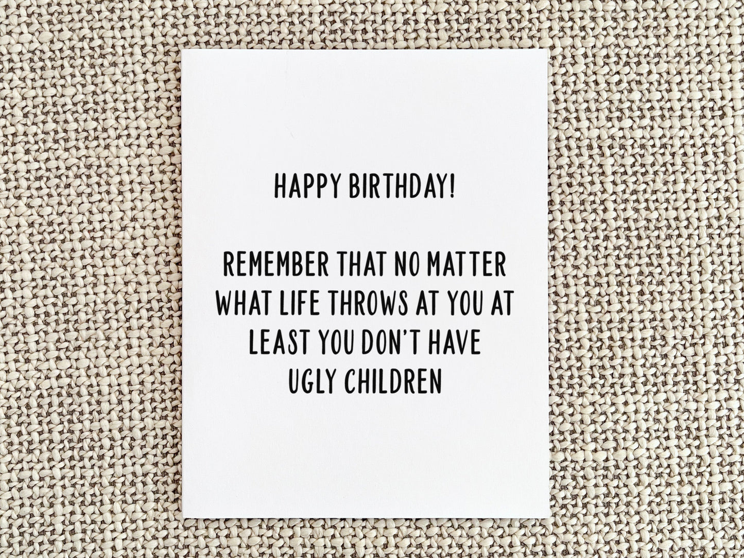 Funny Birthday Card, Birthday Gift for Him or Her
