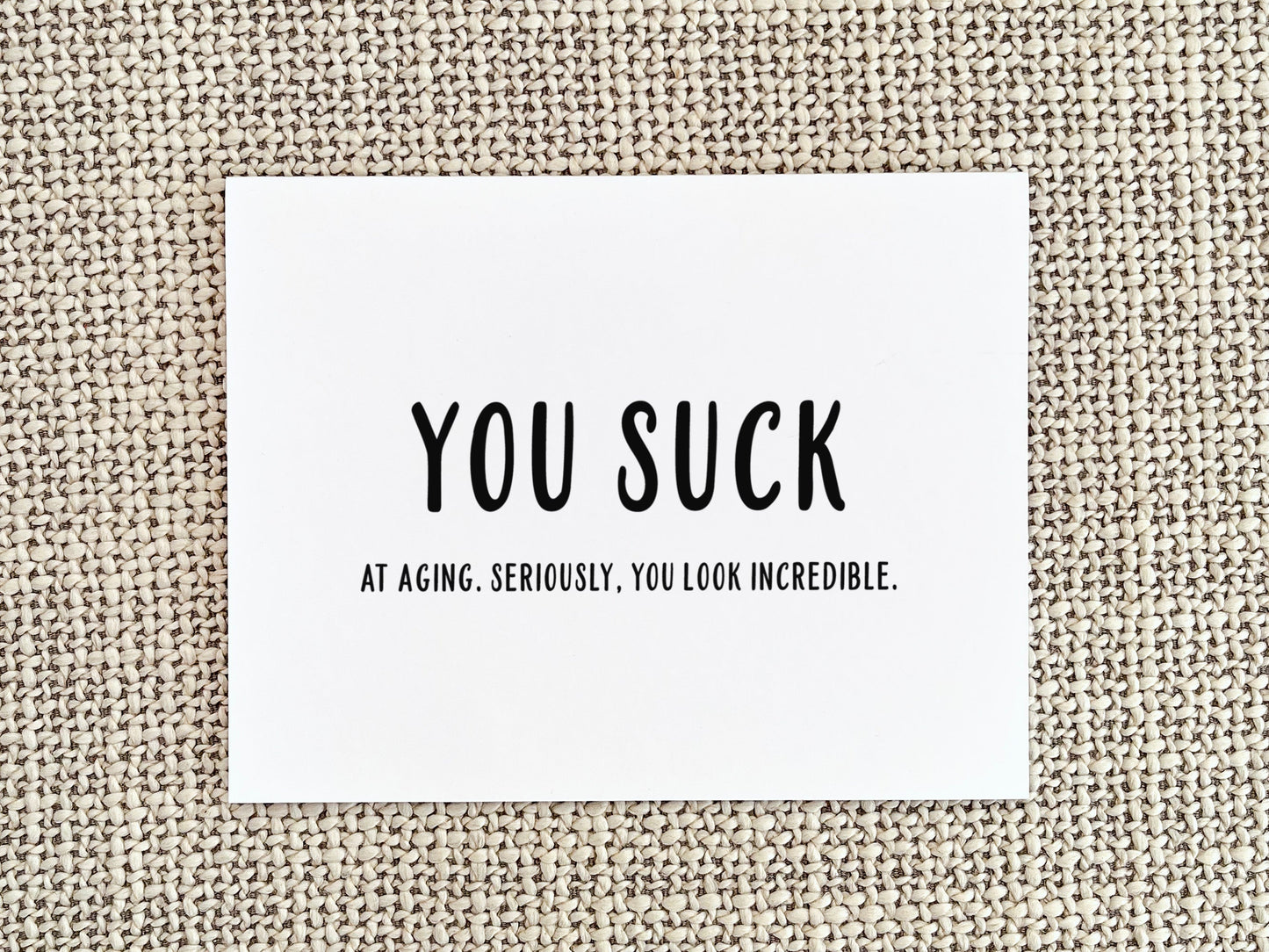 Funny Birthday Card, Birthday Gift for Him or Her