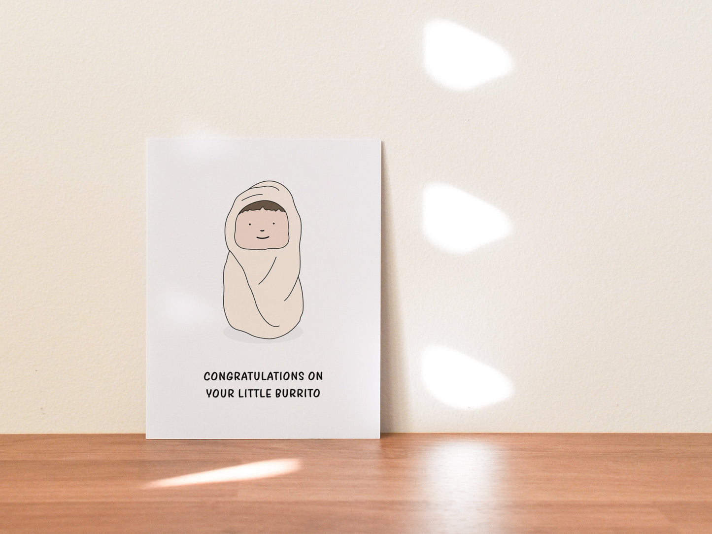 Funny Baby Shower Card, Congratulations Gift