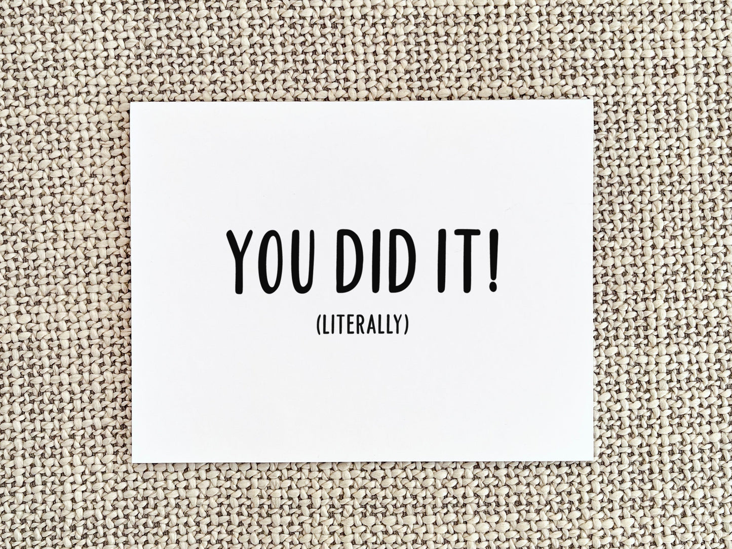 Funny Baby Shower Card, Congratulations Gift
