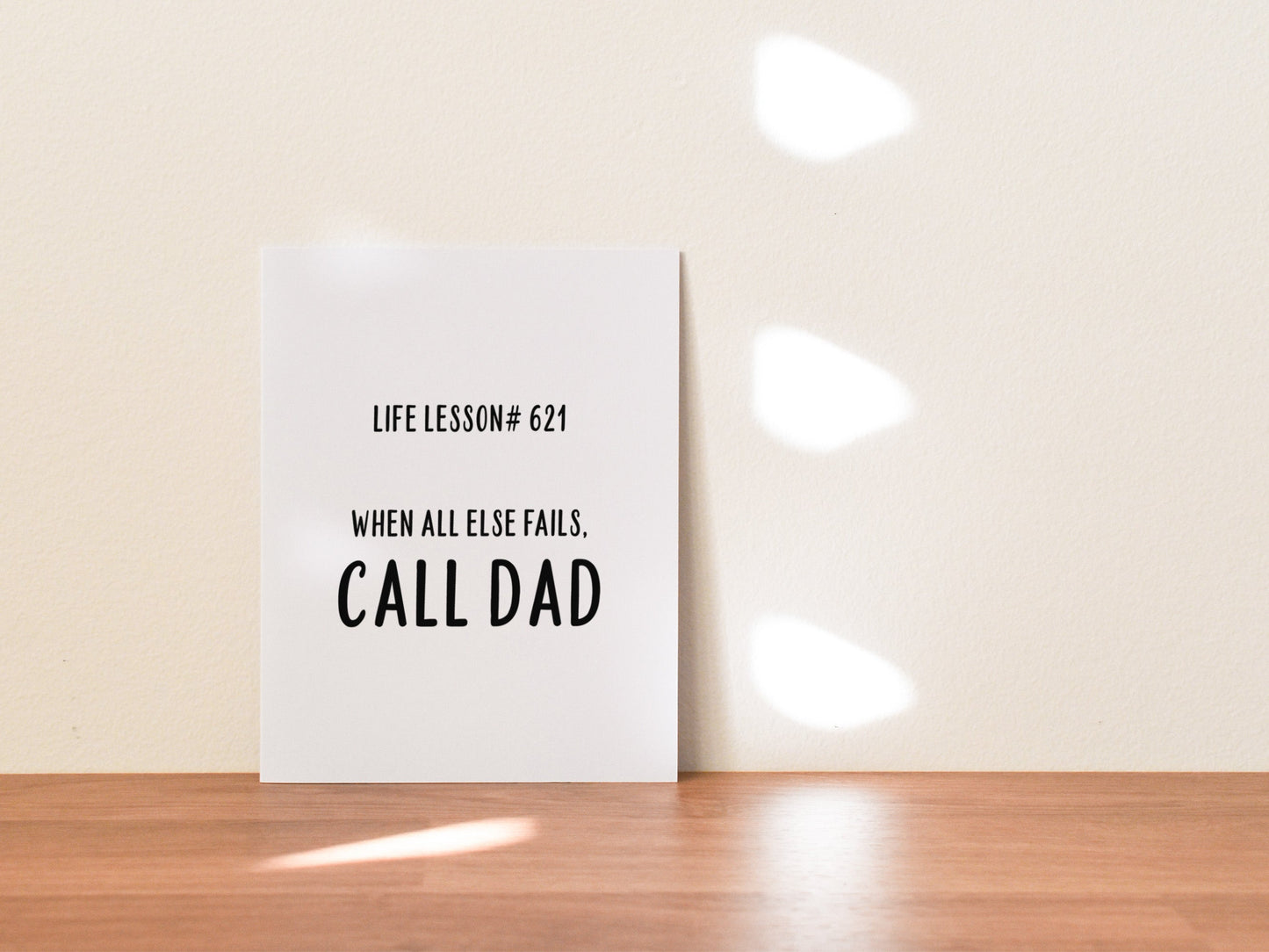 Funny Father's Day Card, Father's Day Gift for Dad