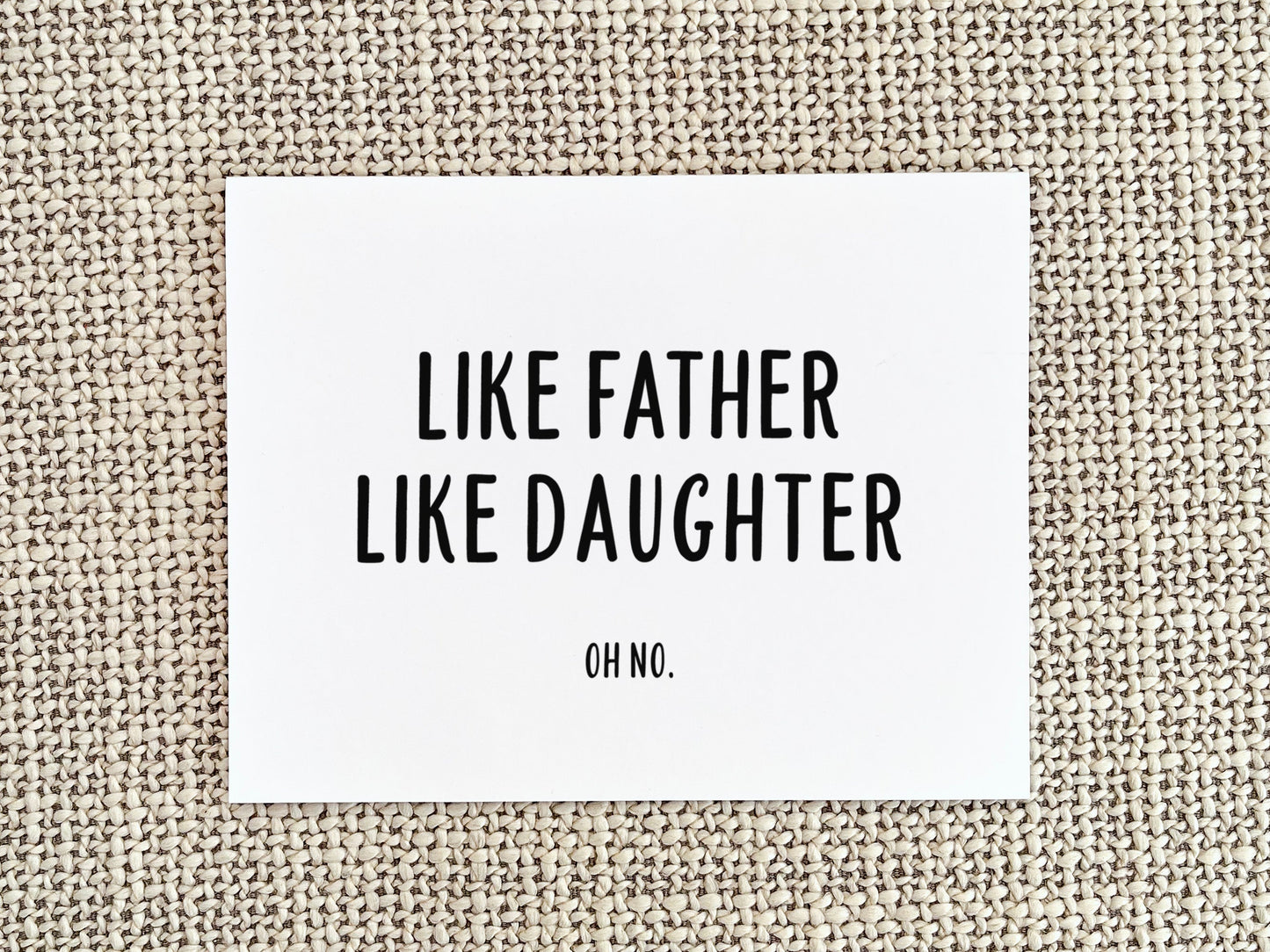 Funny Father's Day Card, Father's Day Gift for Dad