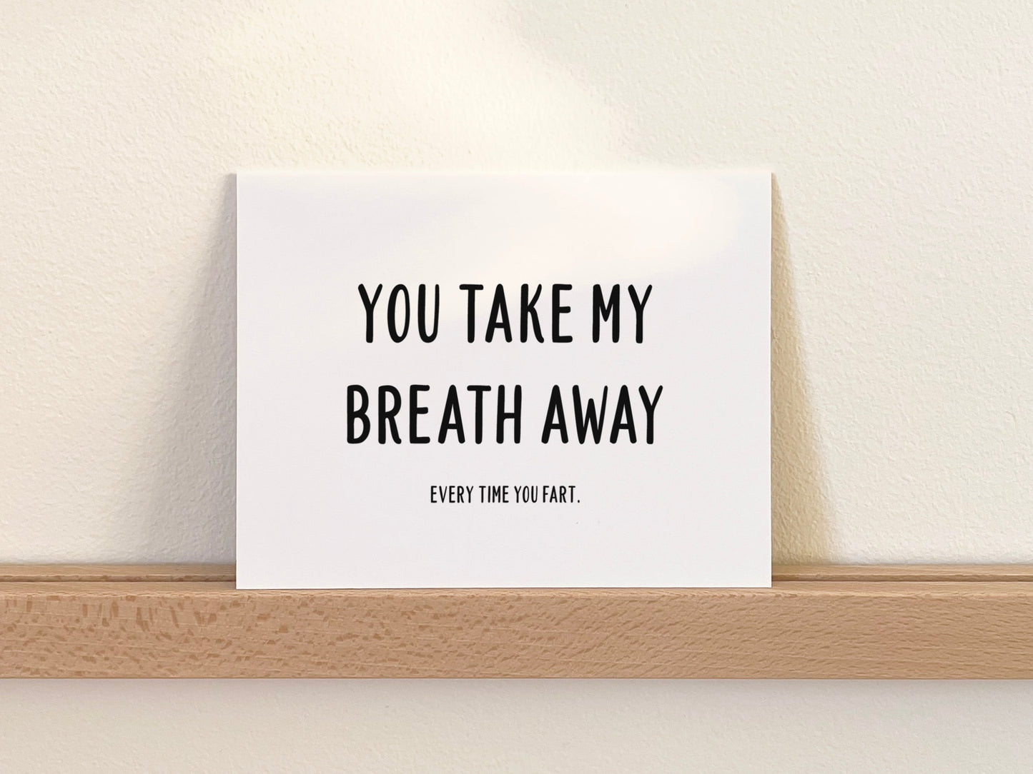 Funny Anniversary Card, Love Gift for Him or Her