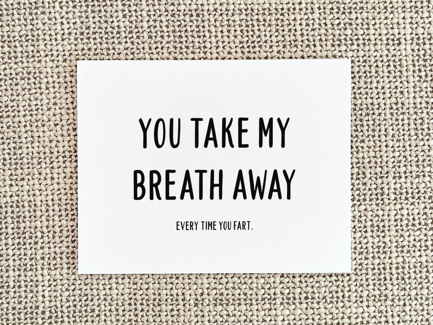 Funny Anniversary Card, Love Gift for Him or Her