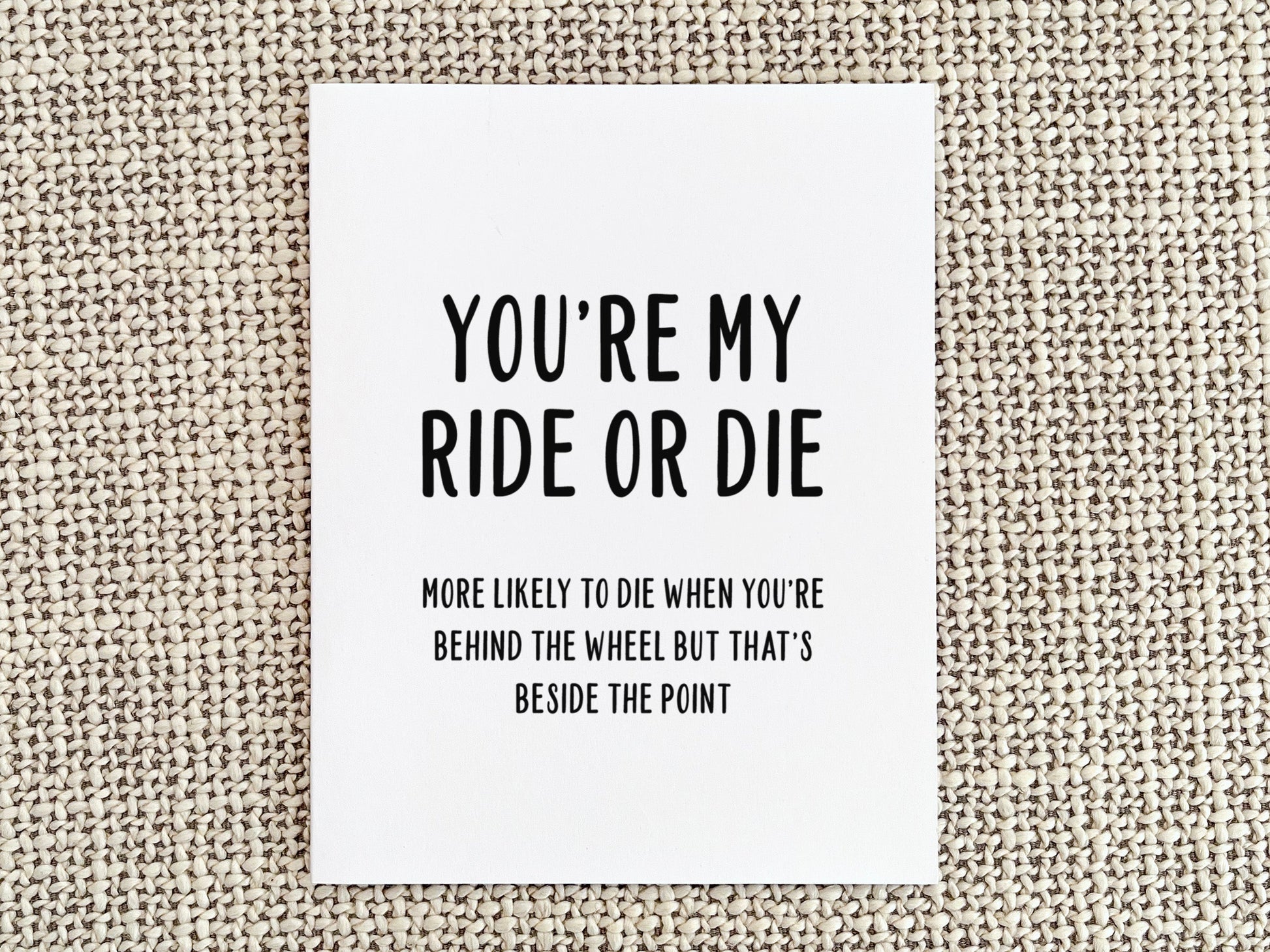 Funny Anniversary Card, Love Gift for Him or Her
