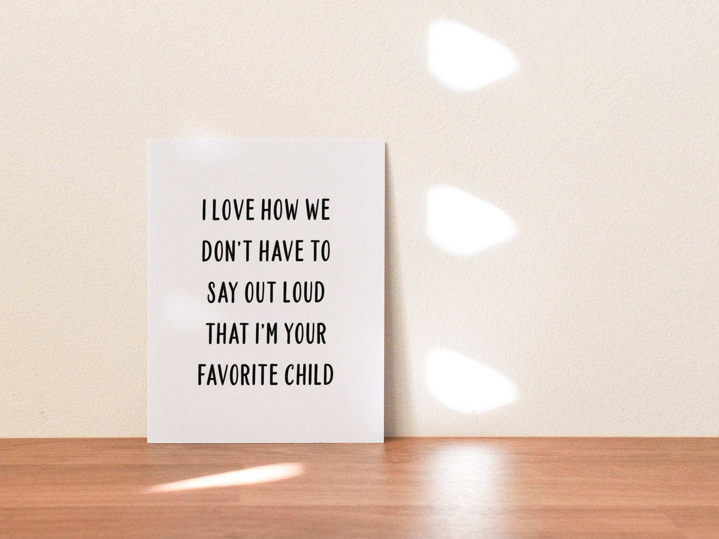 Funny Mother's Day Card, Mother's Day Gift for Mom