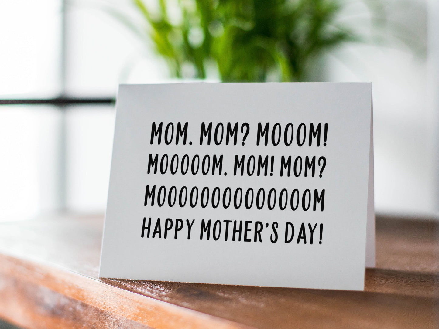 Funny Mother's Day Card, Mother's Day Gift for Mom