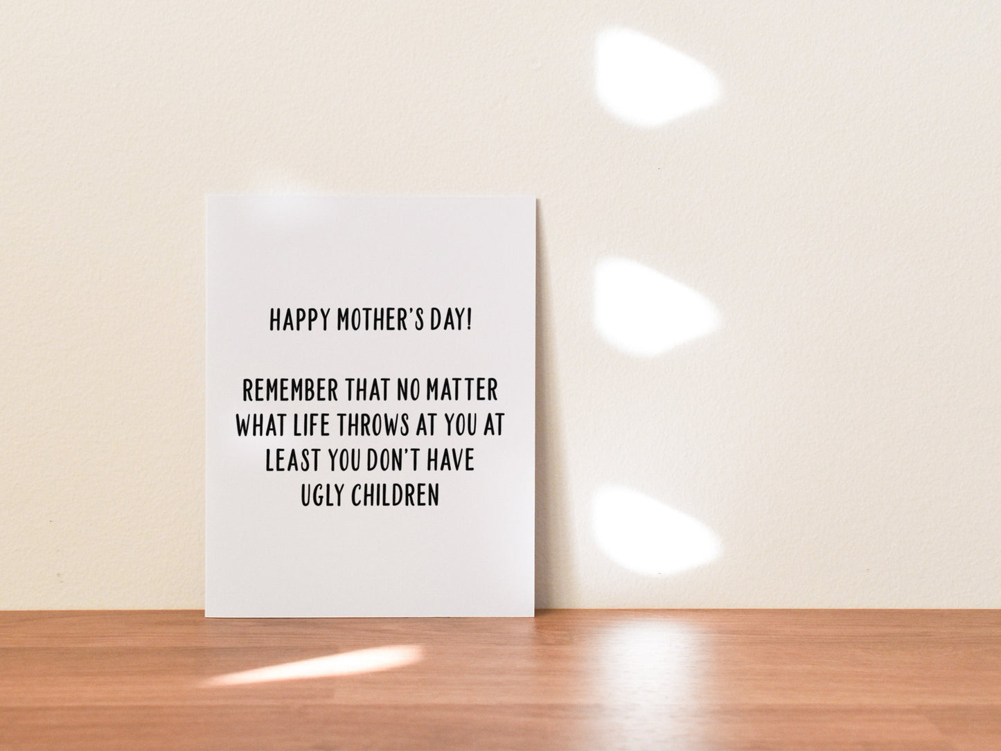 Funny Mother's Day Card, Mother's Day Gift for Mom
