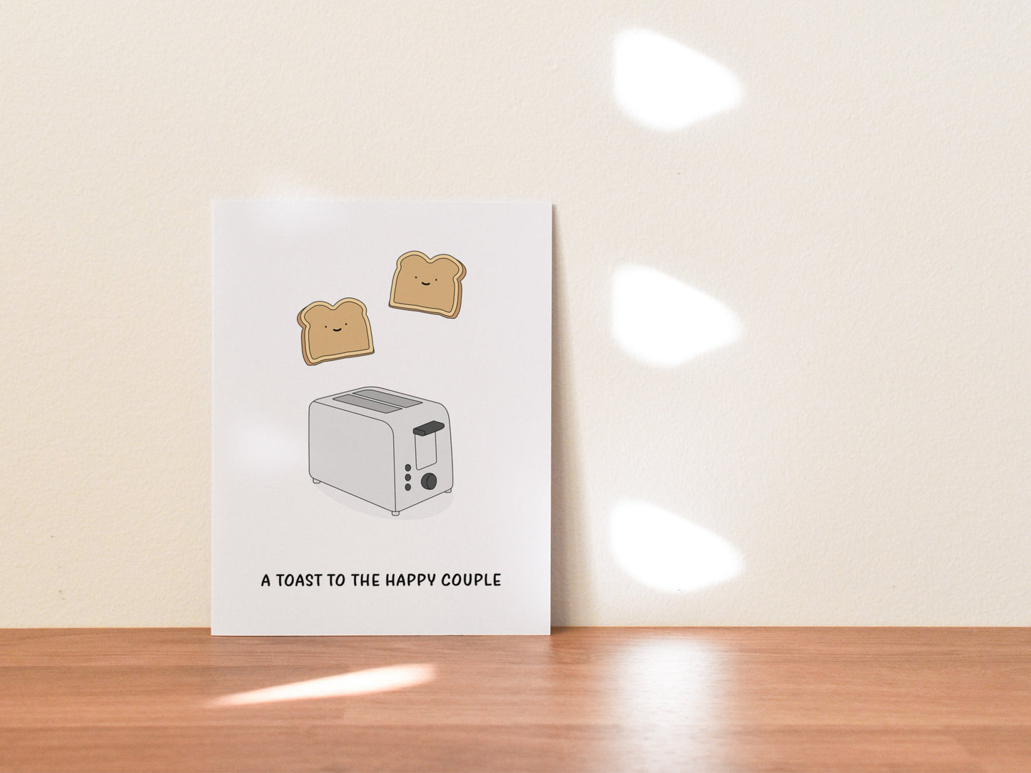 Wedding Greeting Card, Engagement Gift for Bride and Groom