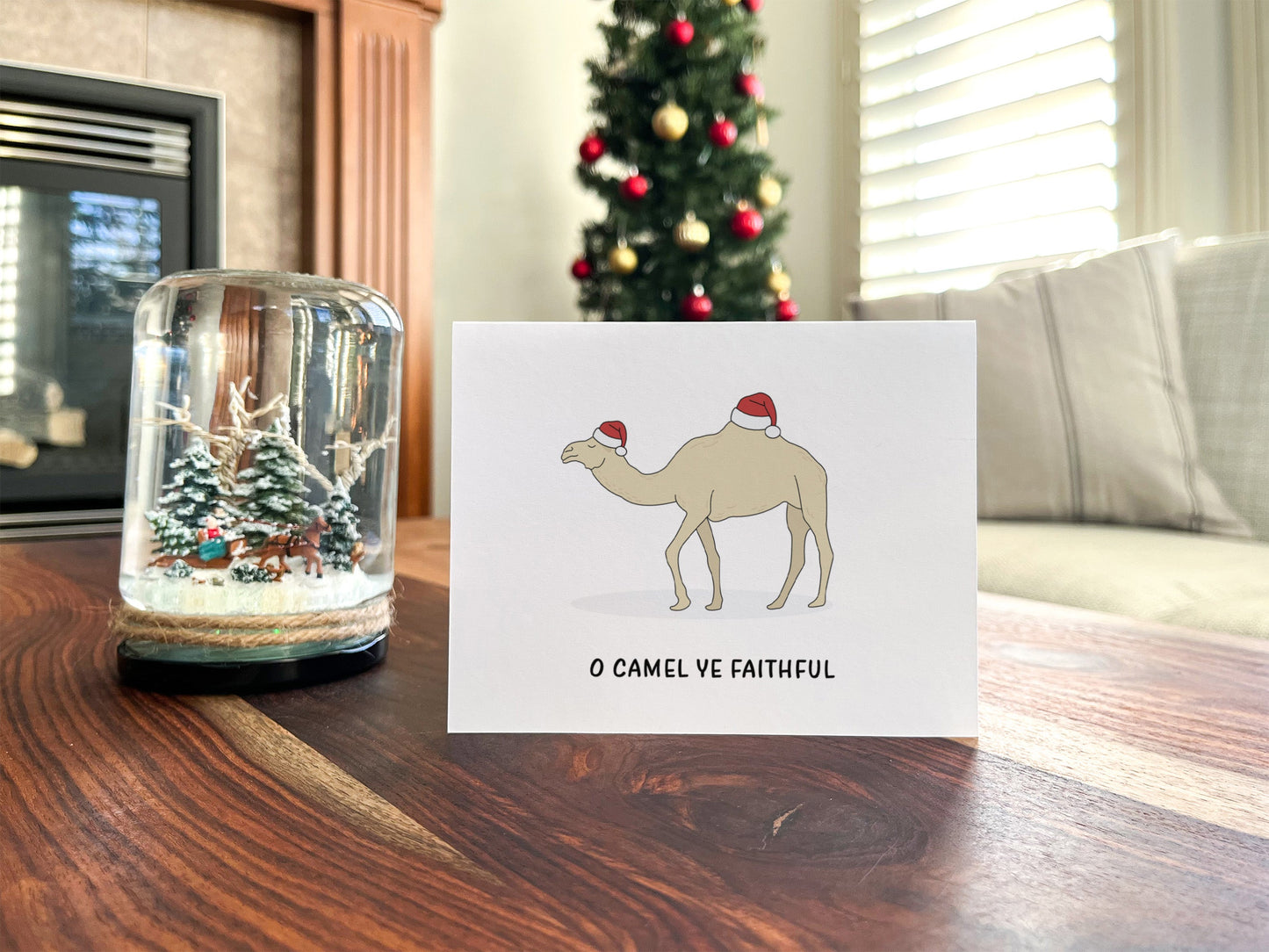 Camel Christmas Card