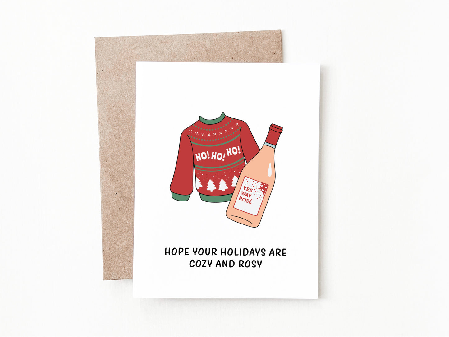 Funny Christmas Greeting Card, Christmas Gift for Him or Her