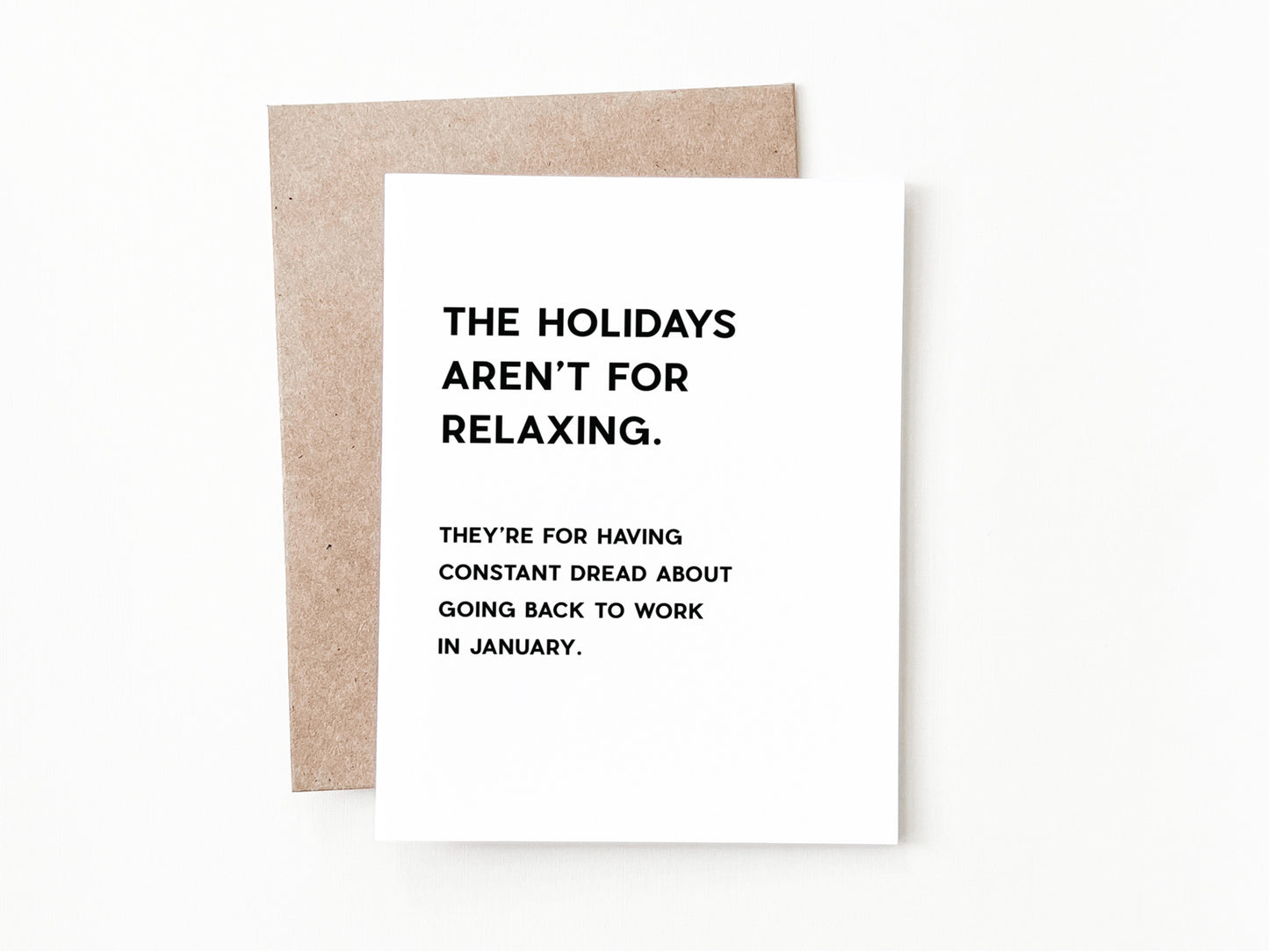 Funny Christmas Greeting Card, Christmas Gift for Him or Her