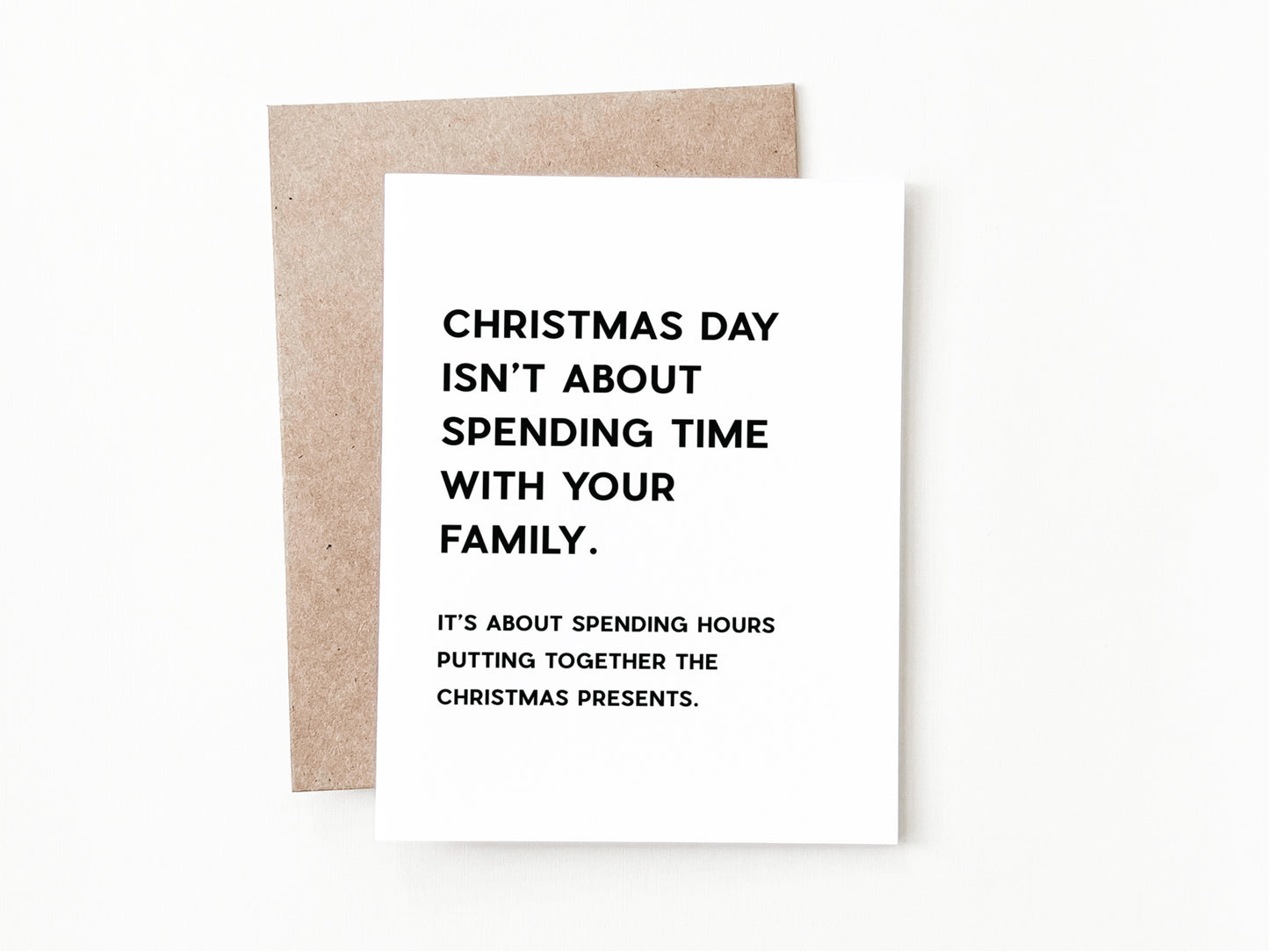 Funny Christmas Greeting Card, Christmas Gift for Him or Her