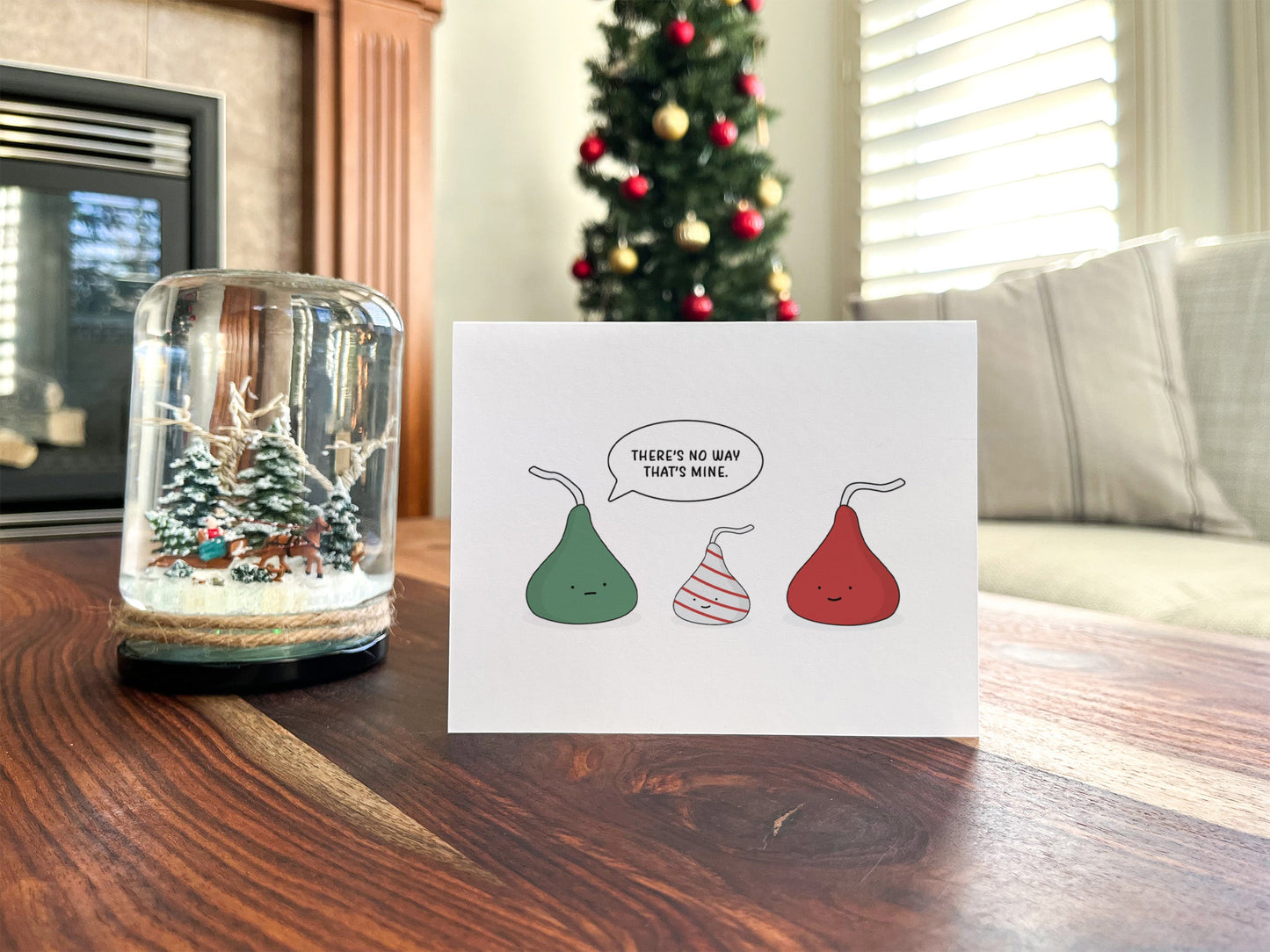 Chocolate Christmas Card