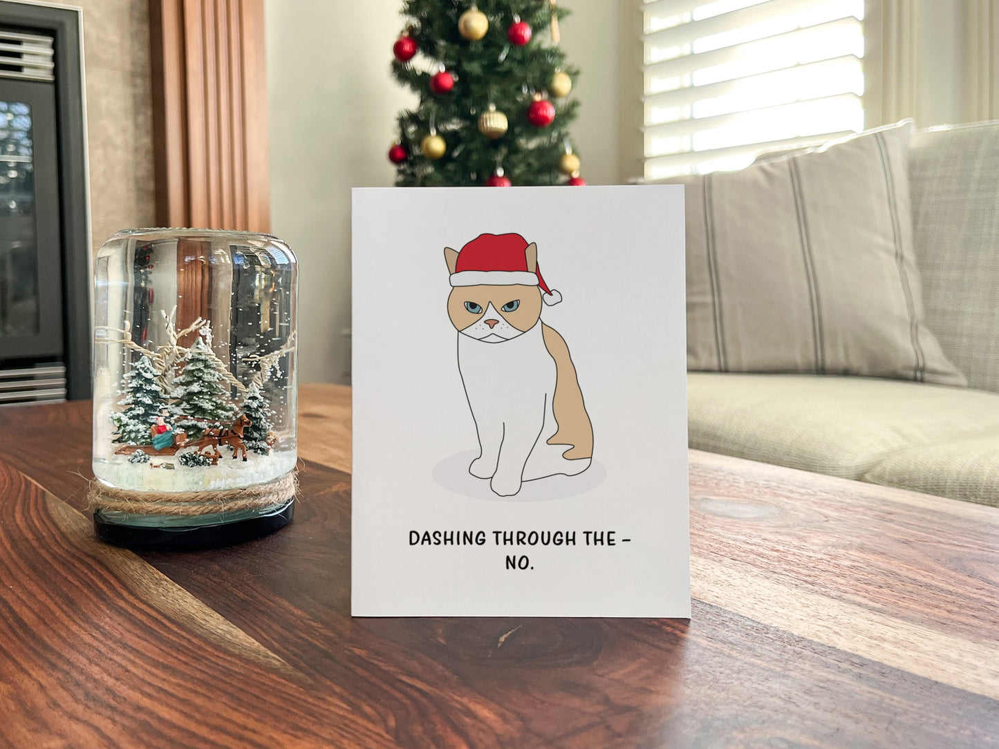 Funny Christmas Greeting Card, Christmas Gift for Him or Her