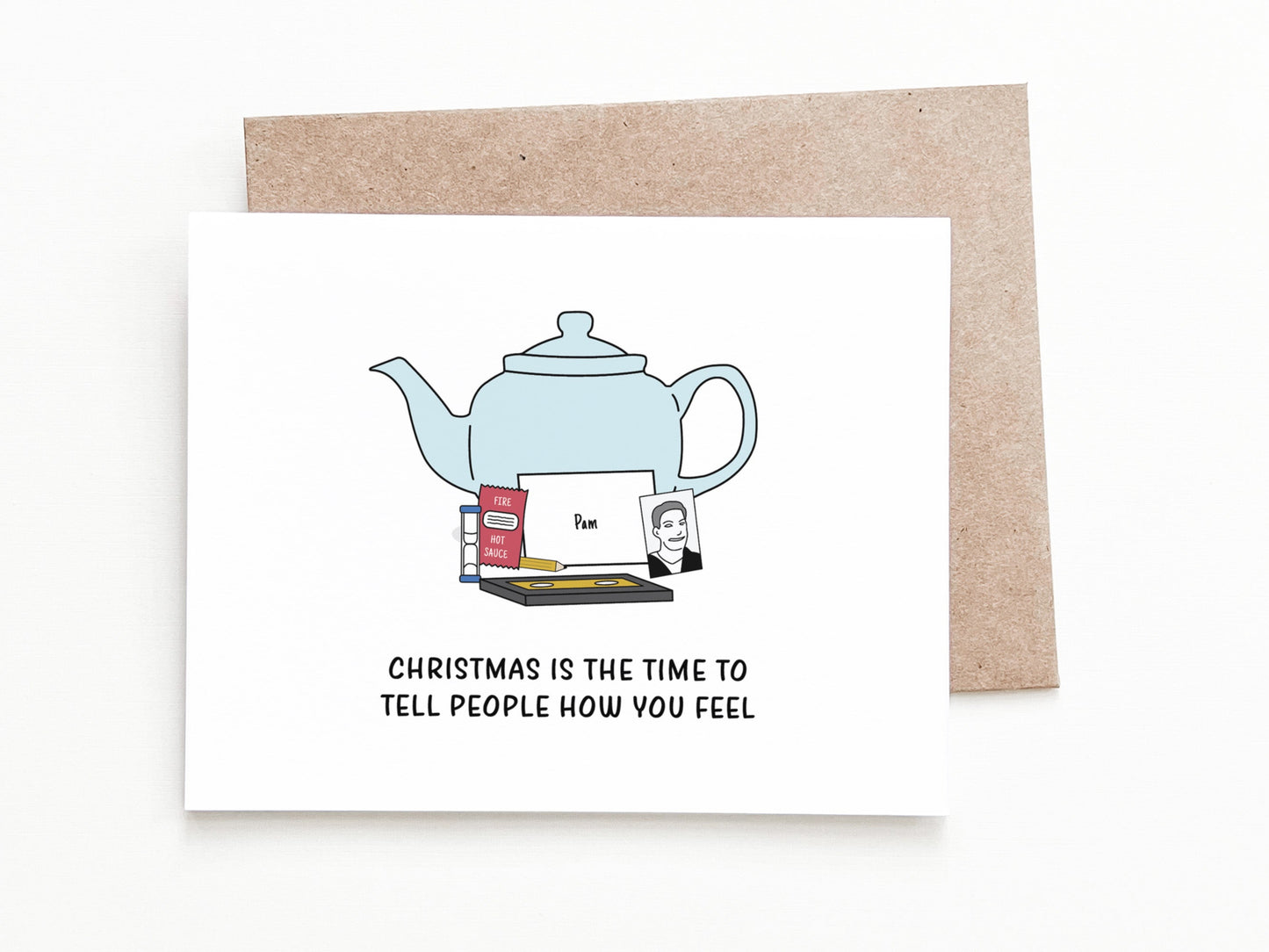 Funny Christmas Greeting Card, Christmas Gift for Him or Her