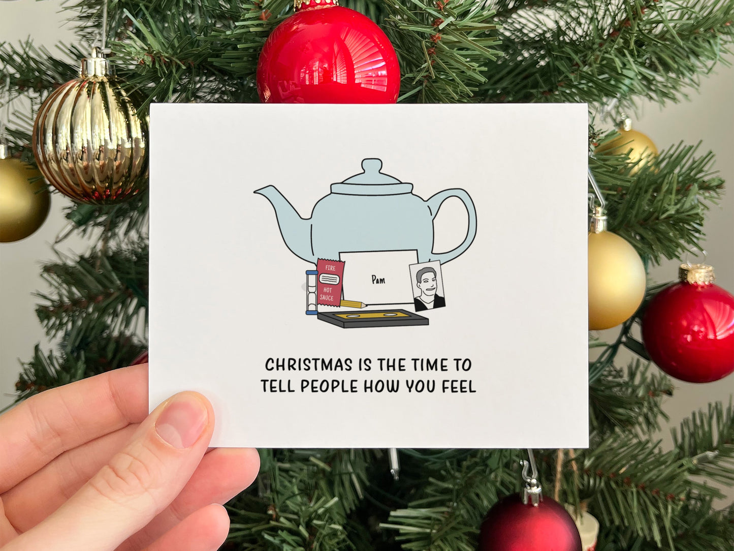 Funny Christmas Greeting Card, Christmas Gift for Him or Her