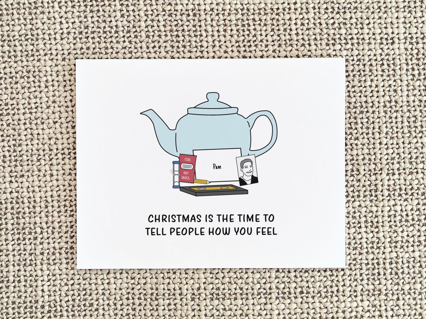 Funny Christmas Greeting Card, Christmas Gift for Him or Her
