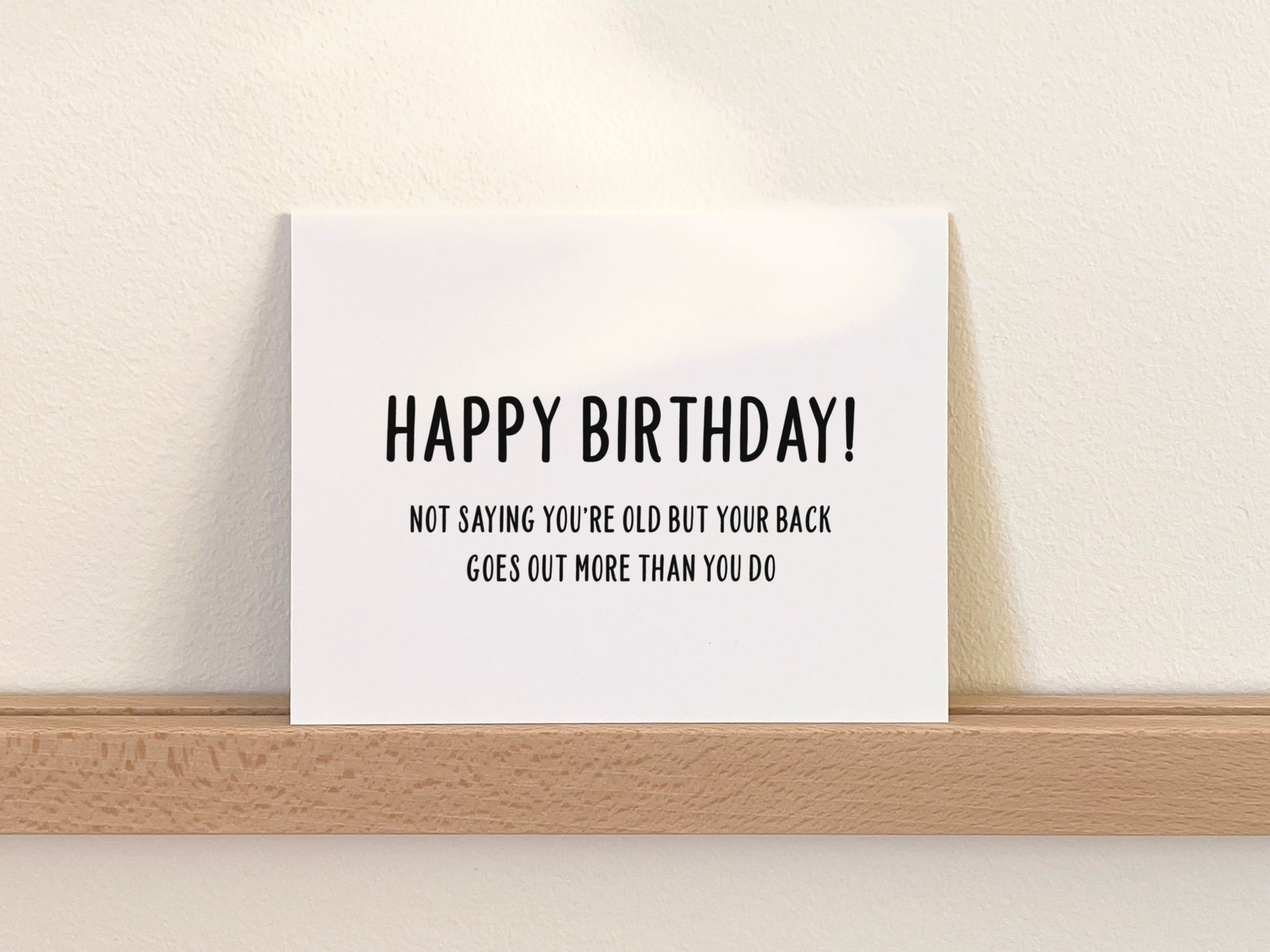 Funny Birthday Card, Birthday Gift for Him or Her
