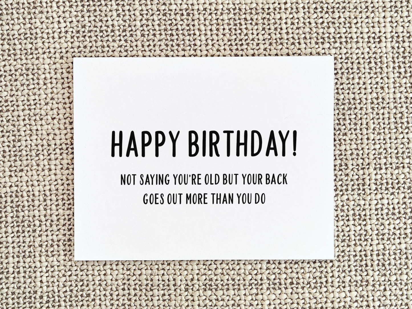 Funny Birthday Card, Birthday Gift for Him or Her