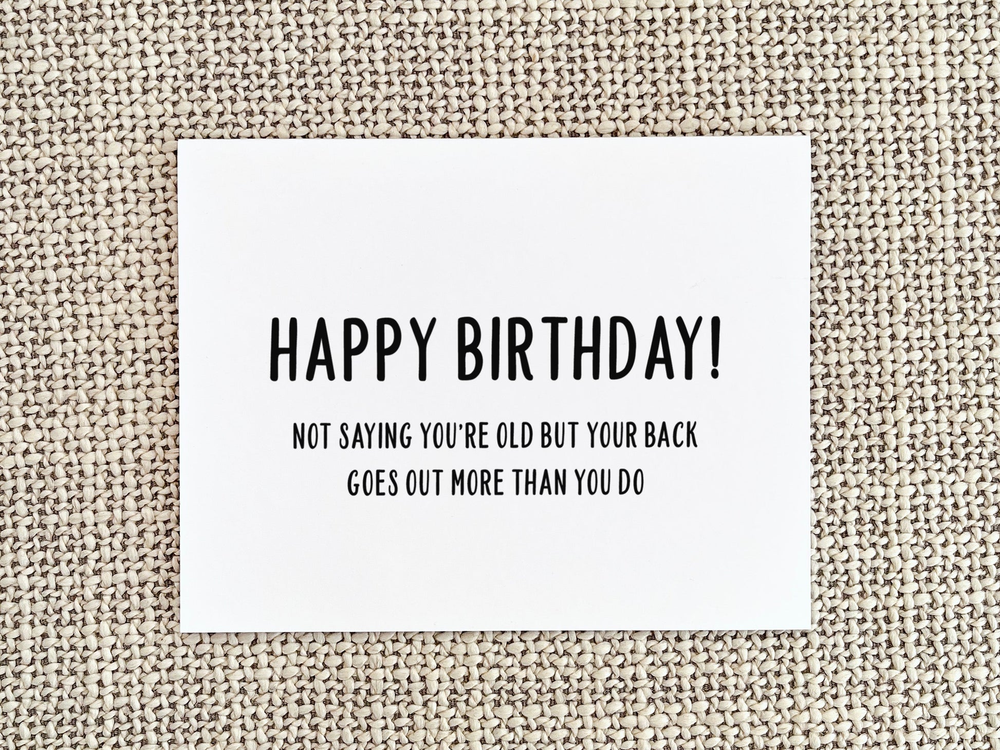 Funny Birthday Card, Birthday Gift for Him or Her