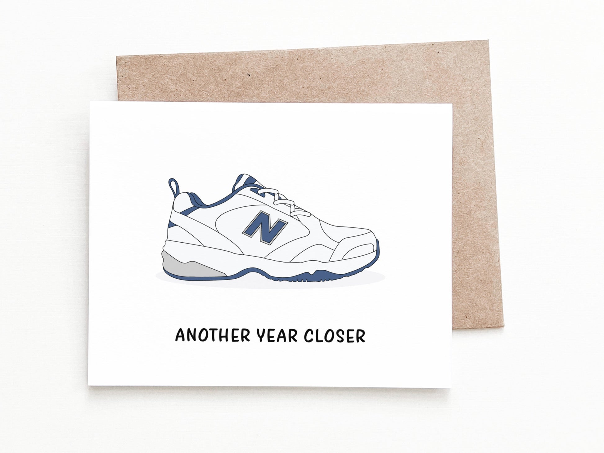 Old Man Shoe Birthday Card Funny Birthday Cards – Nine Two Design