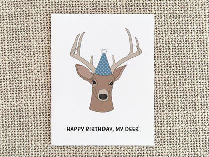 Deer Birthday Card