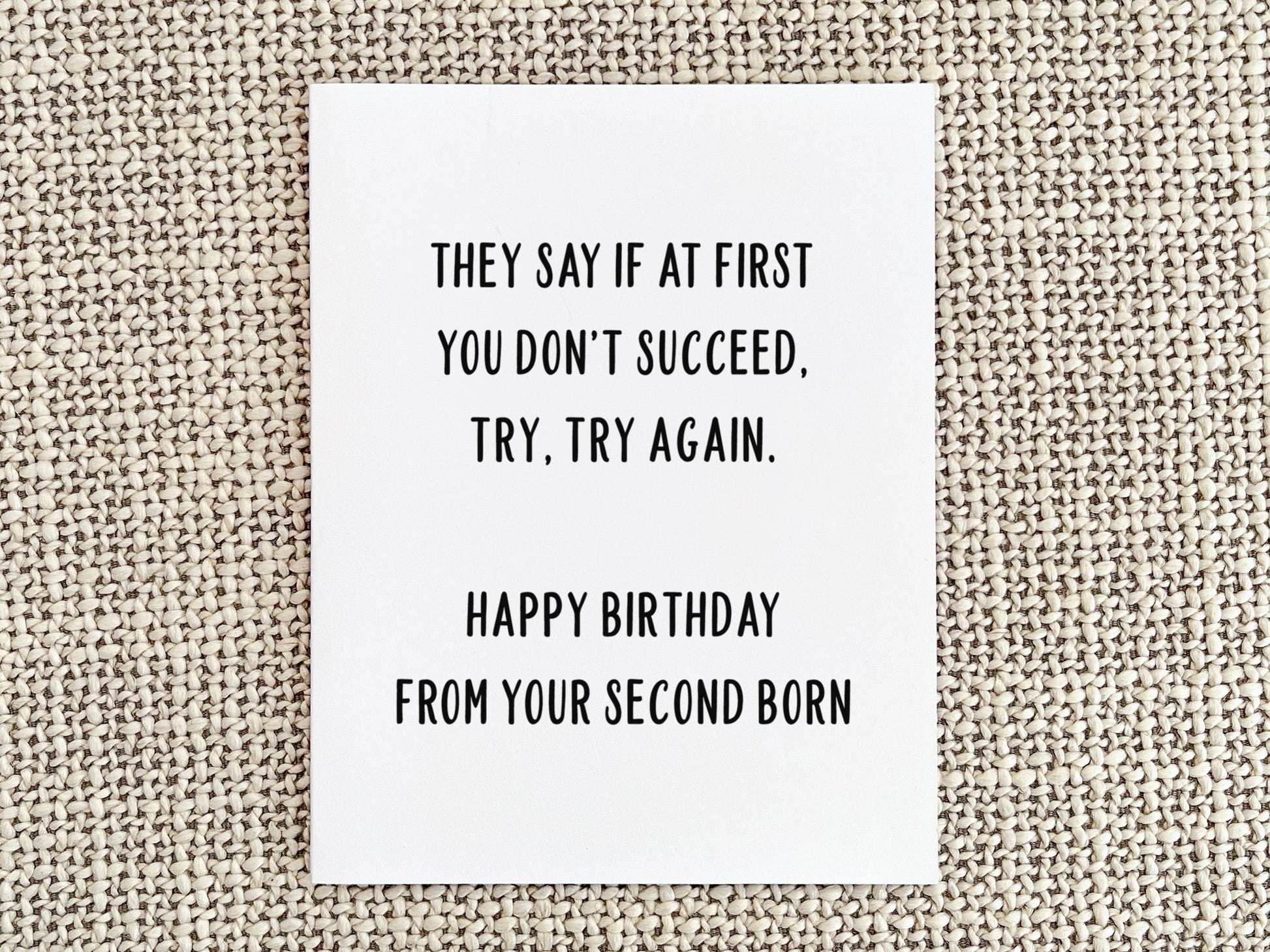Funny Birthday Card, Birthday Gift for Him or Her