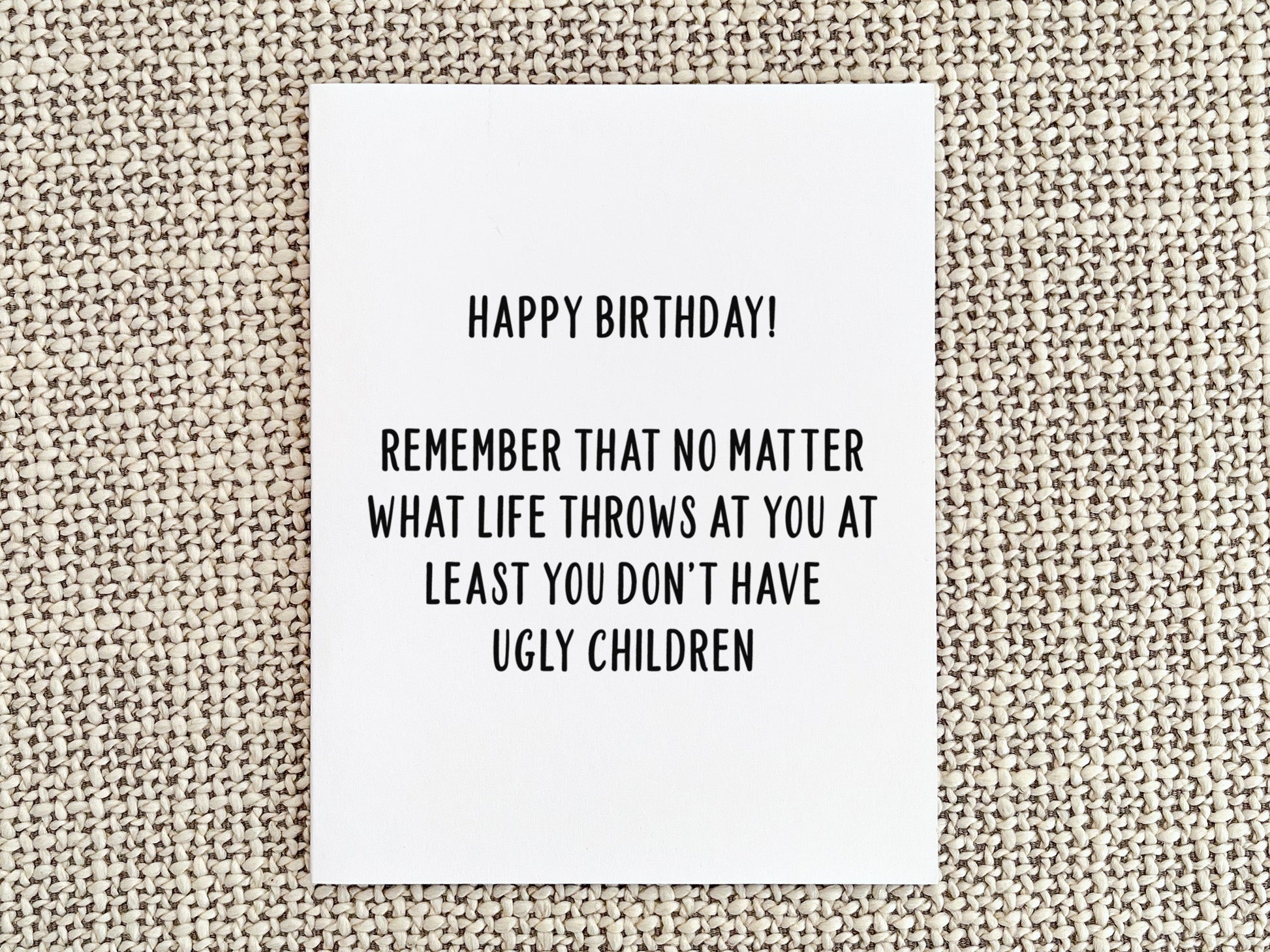 Funny Birthday Card, Birthday Gift for Him or Her