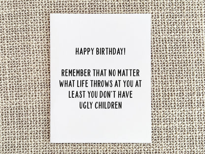 Funny Birthday Card, Birthday Gift for Him or Her