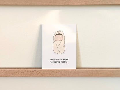 Funny Baby Shower Card, Congratulations Gift