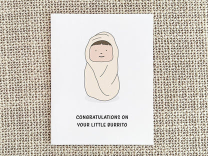 Funny Baby Shower Card, Congratulations Gift