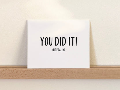 Funny Baby Shower Card, Congratulations Gift