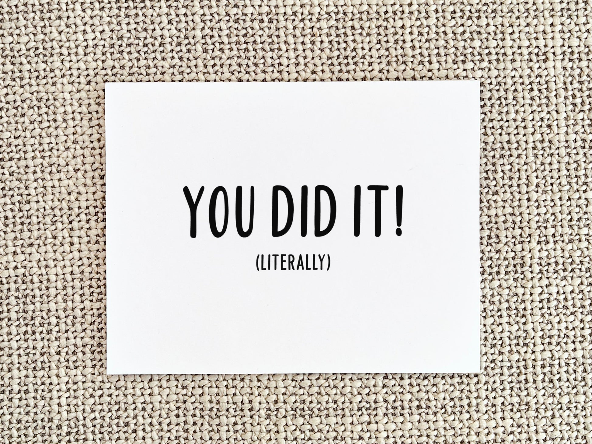 Funny Baby Shower Card, Congratulations Gift