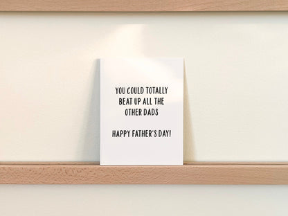 Funny Father's Day Card, Father's Day Gift for Dad