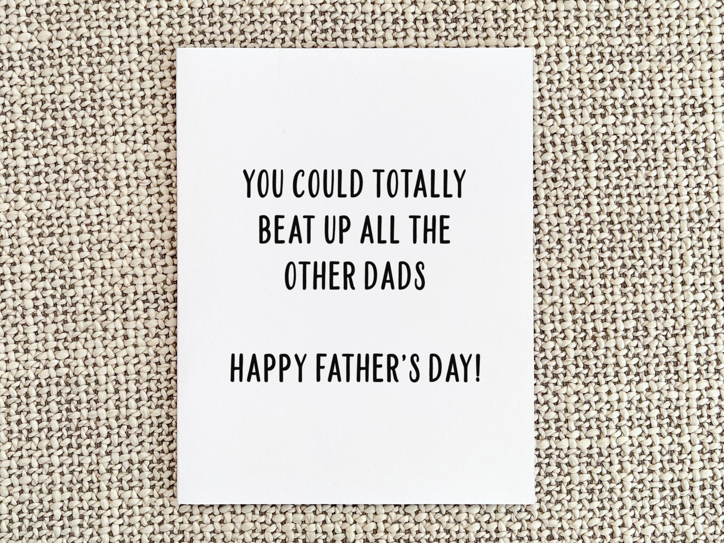 Funny Father's Day Card, Father's Day Gift for Dad