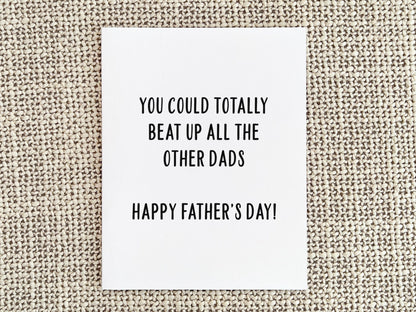 Funny Father's Day Card, Father's Day Gift for Dad
