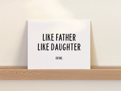 Funny Father's Day Card, Father's Day Gift for Dad