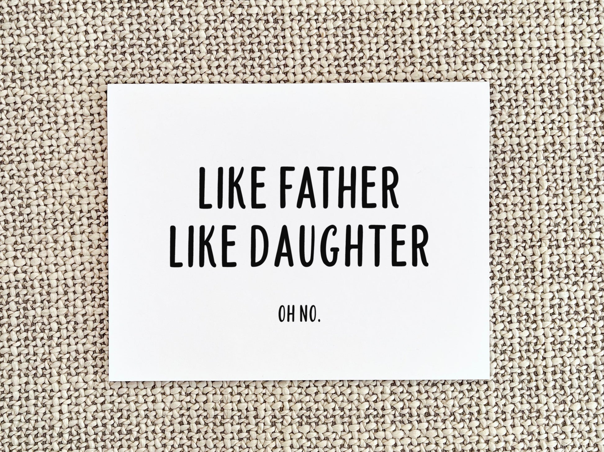 Funny Father's Day Card, Father's Day Gift for Dad