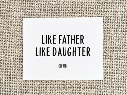 Funny Father's Day Card, Father's Day Gift for Dad