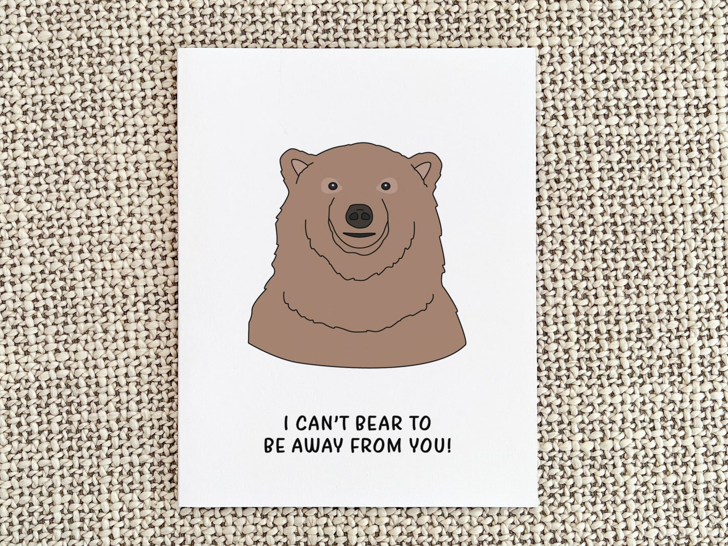Bear Anniversary Card