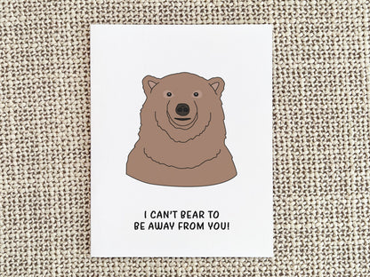 Bear Anniversary Card