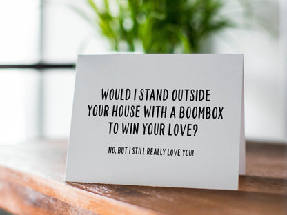 Funny Anniversary Card, Love Gift for Him or Her