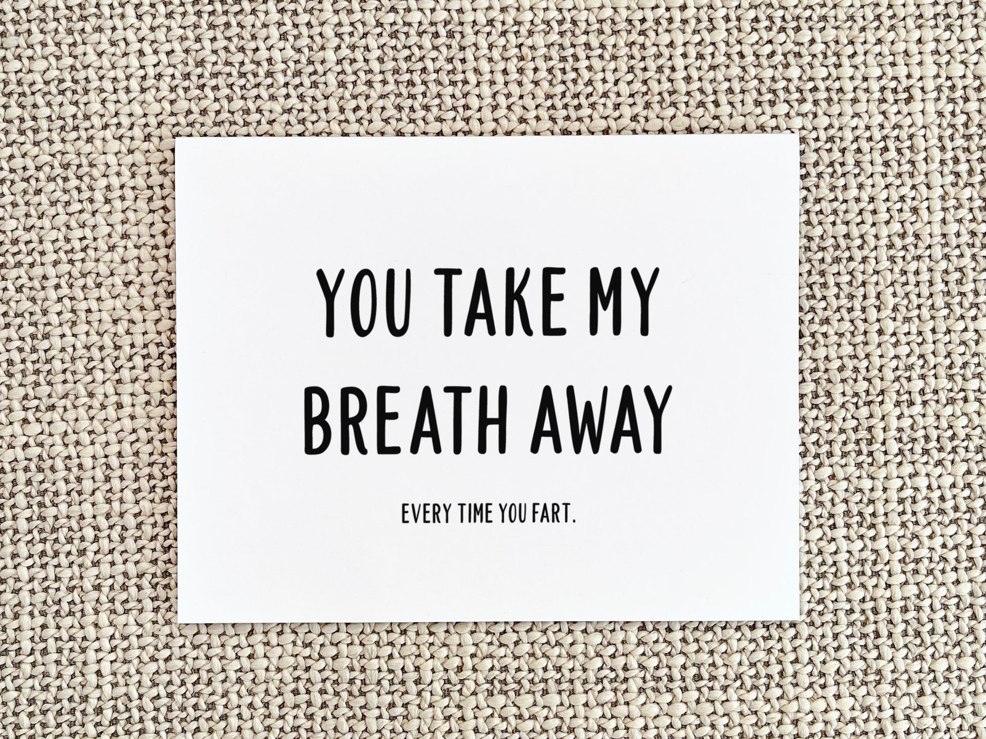 Funny Anniversary Card, Love Gift for Him or Her