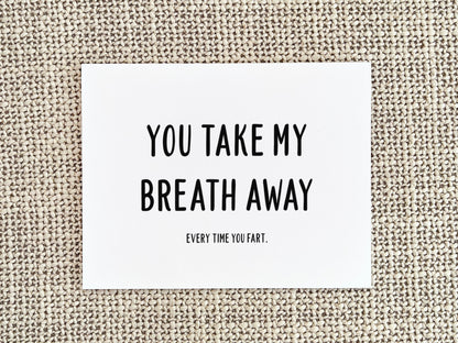 Funny Anniversary Card, Love Gift for Him or Her