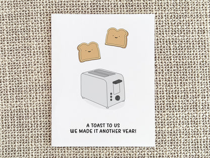 Funny Anniversary Card, Love Gift for Him or Her